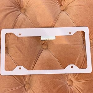 Pink License Plate Frame